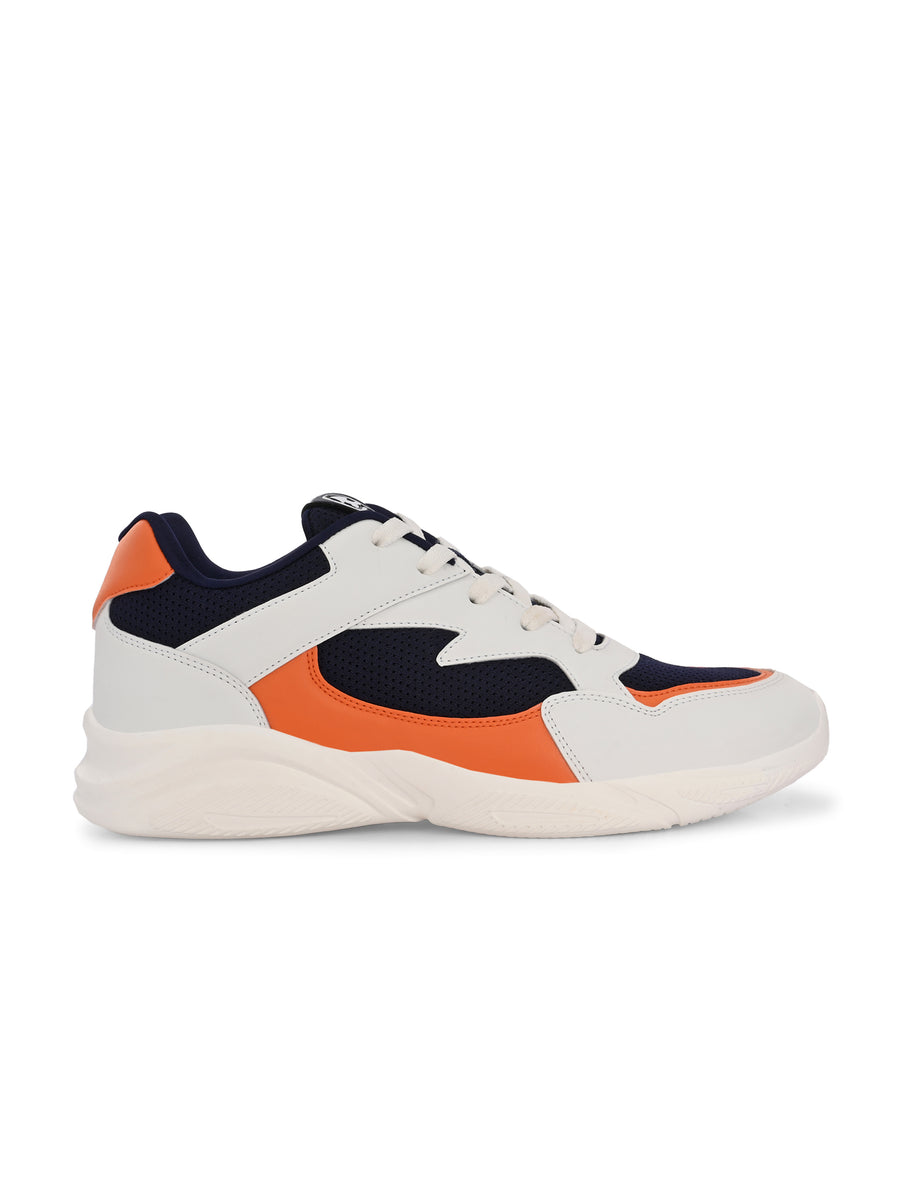 Shop Online Navy & Orange Men's Shoes in India
