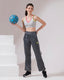 Women Zipper Flared Trackpant
