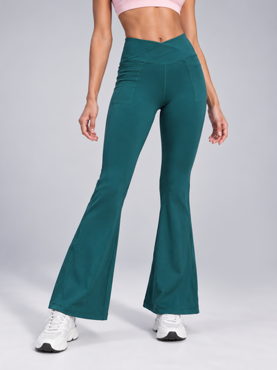RETRO CLUB FLARE PANTS - TRANSFORMATIVE TEAL