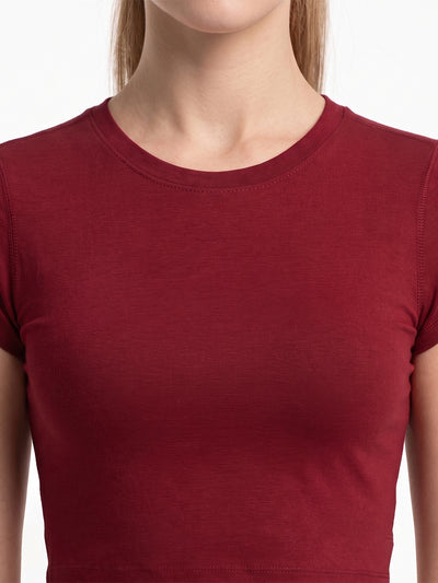 SOFT FORM BABY TEE - CHERRY RED