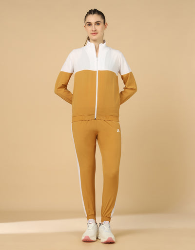 LAIDBACK CO-ORD SET - MUSTARD/WHITE