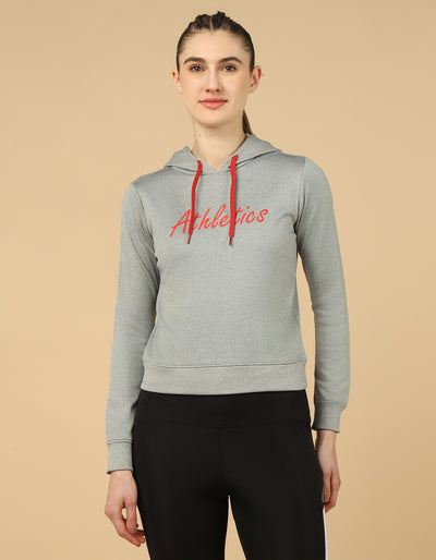 ATHELTIX HOODIE - GREY MELANGE