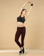 FLOW TIGHTS - WINE/LIGHT GREY
