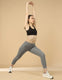 247  POCKET CROP TIGHTS - GREY MELANGE