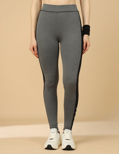 ACTIV 07 TIGHTS - GREY MELANGE/BLACK
