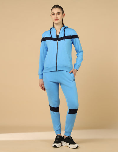 EZ FLEECE SET - SKY BLUE/NAVY