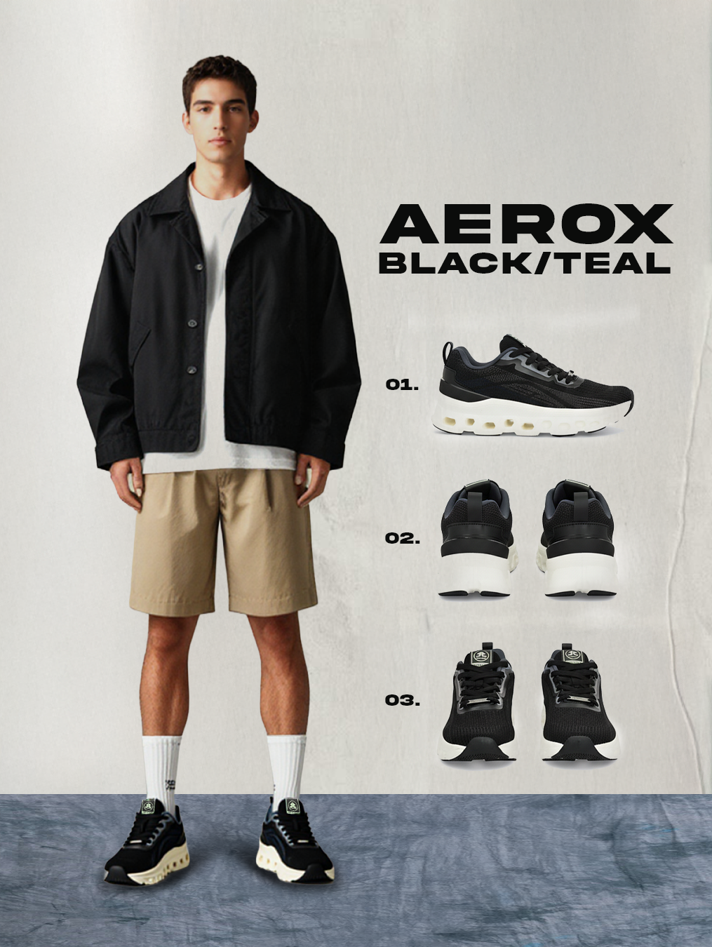 AEROX - BLACK/TEAL