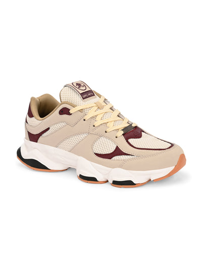 STRATA-01 - BEIGE/MAROON
