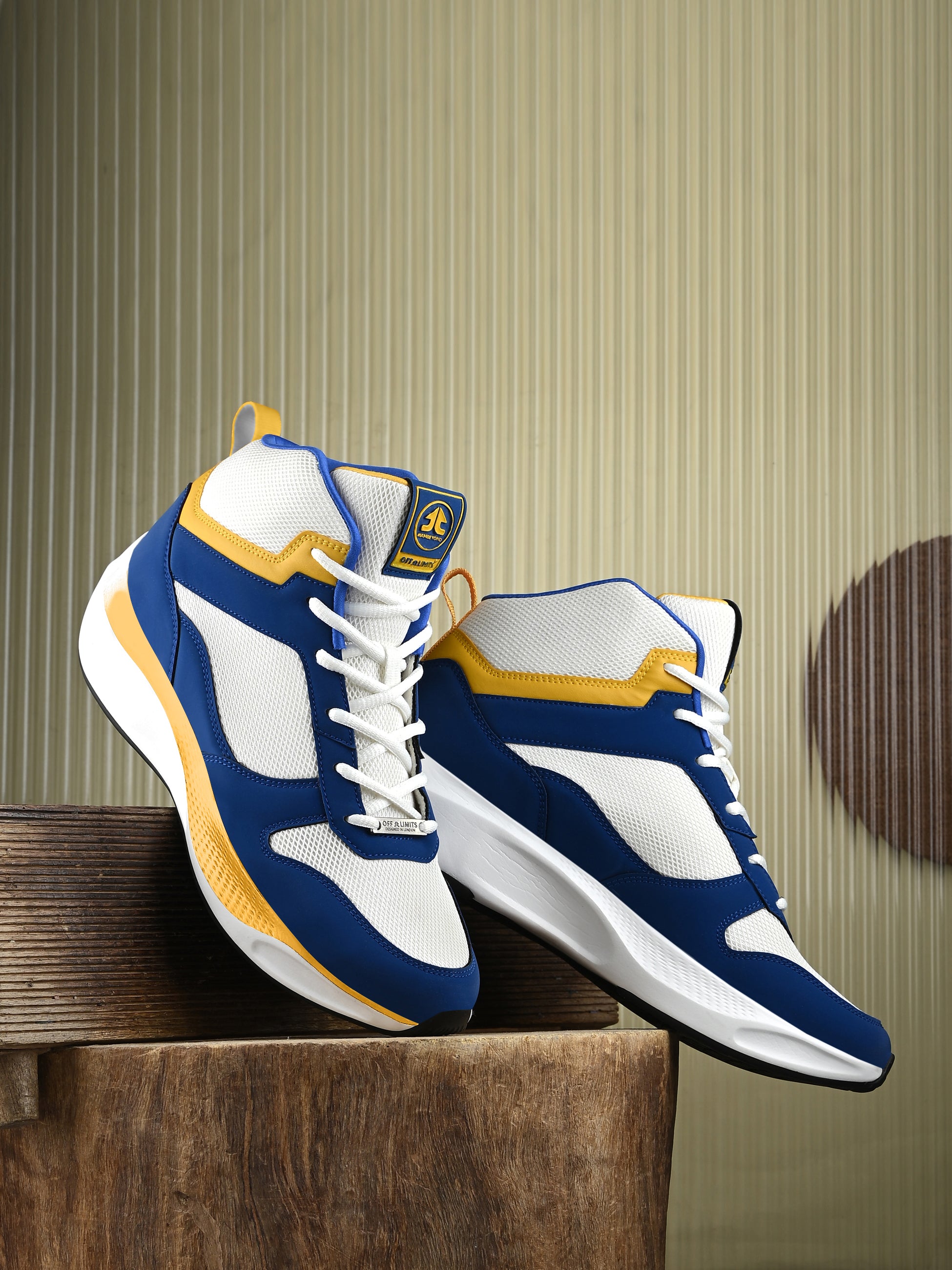 CROSSOVER - OFF WHITE/ROYAL BLUE/MANGO