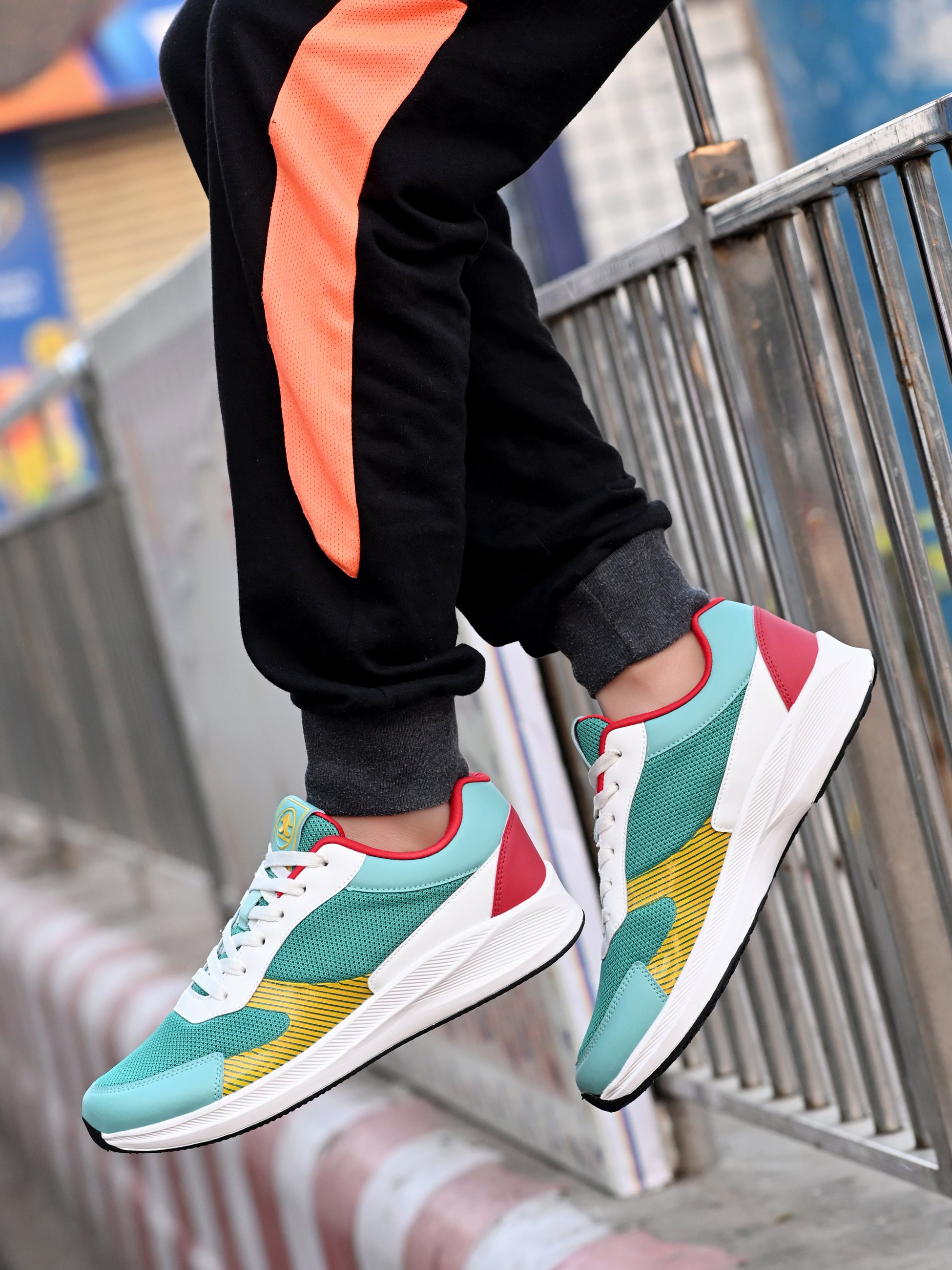 FANTASTIC - P. GREEN/OFF WHITE/AQUA