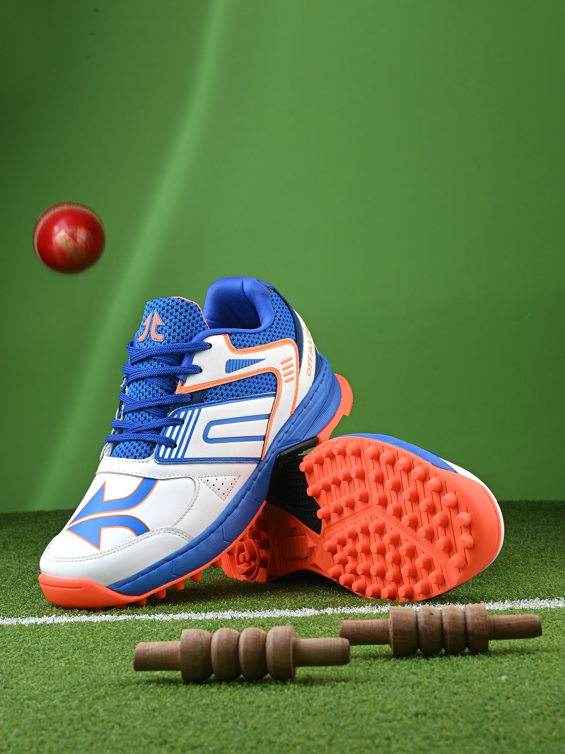 SUSSEX CRICKET - WHITE/BLUE/ORANGE