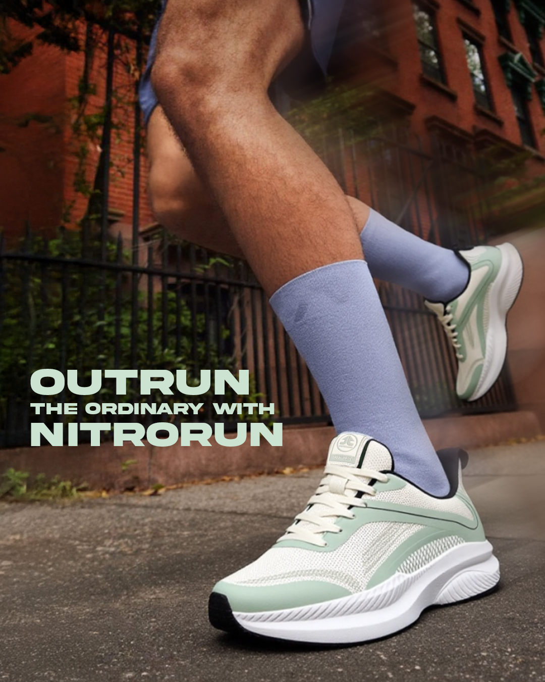 NITRORUN - OFF WHITE/SEA FOAM