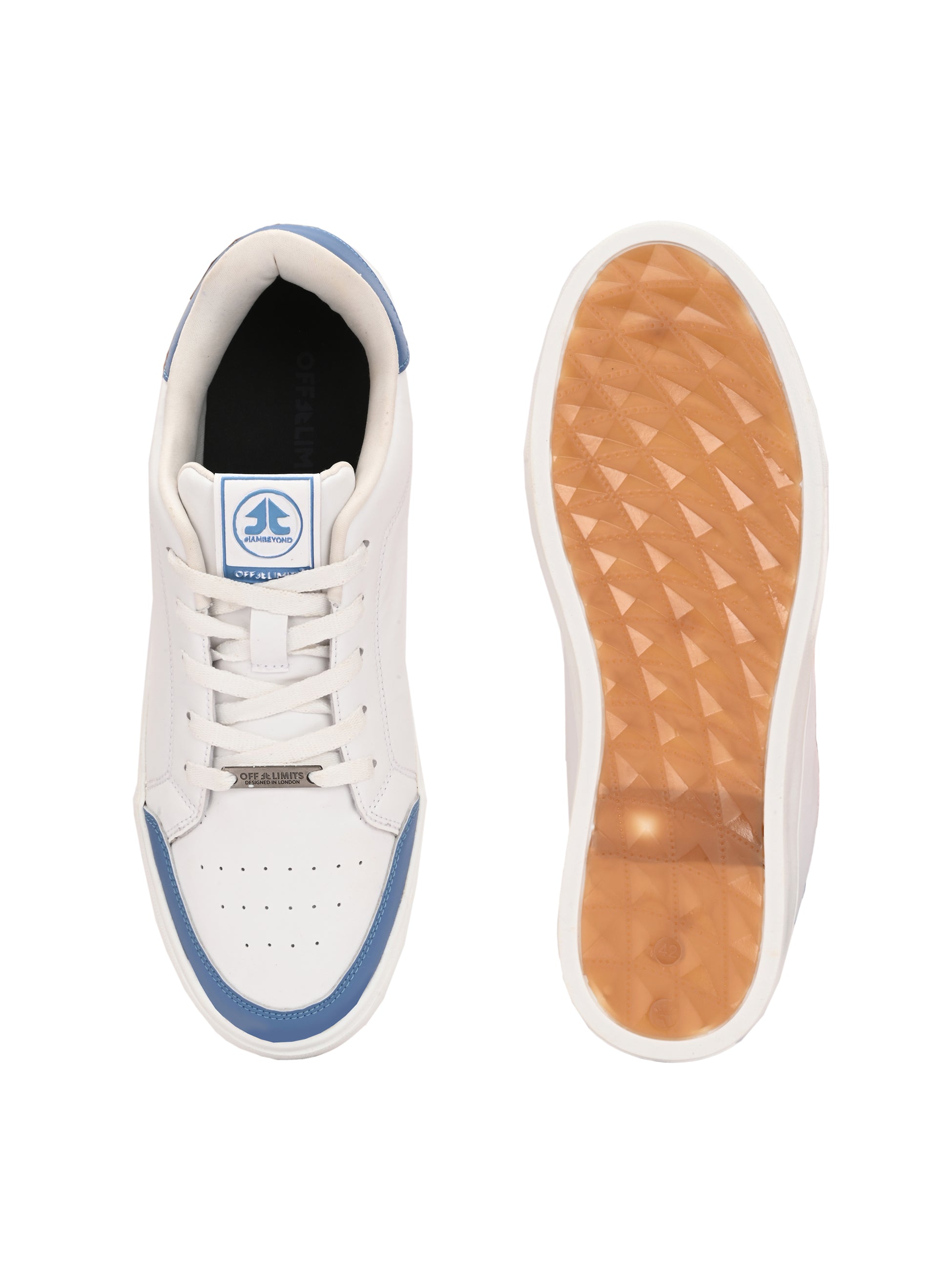 SKYLINE - OFF WHITE/BLUE