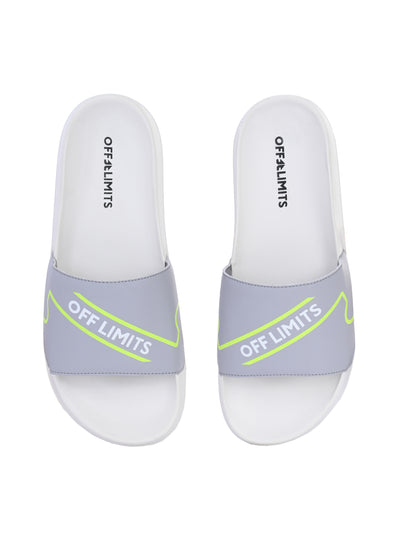 REST DAY - LIGHT GREY/OFF WHITE/LIME PUNCH