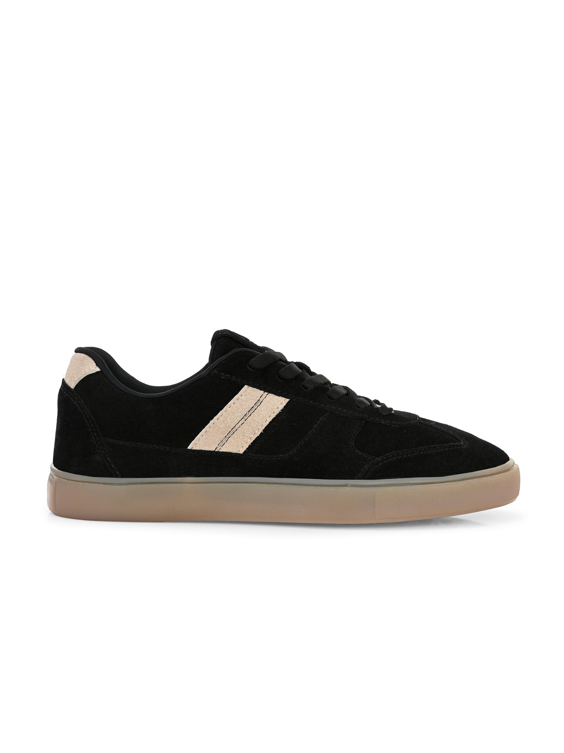 MEMPHIS (GENUINE LEATHER)- BLACK/BEIGE