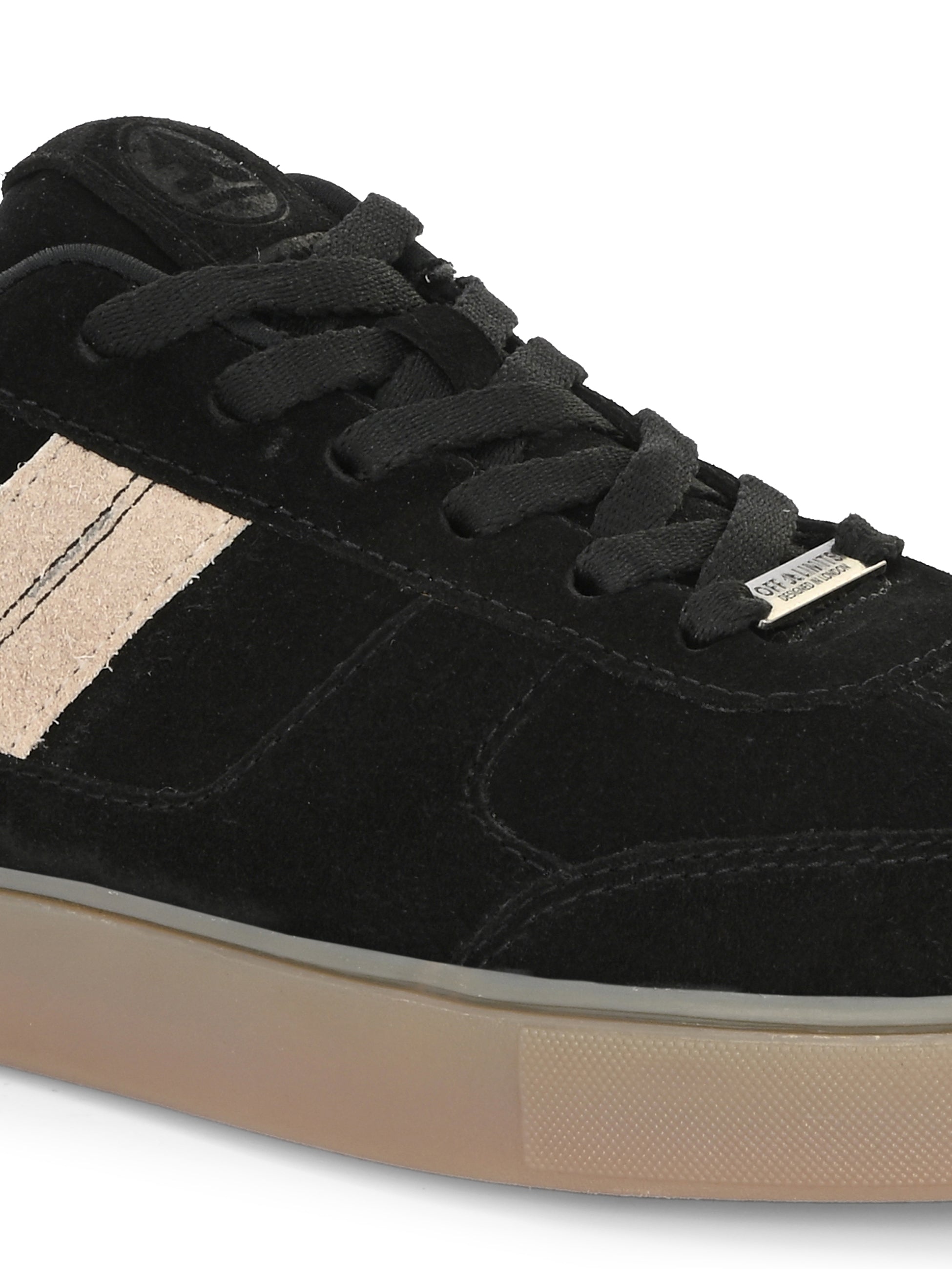 MEMPHIS (GENUINE LEATHER)- BLACK/BEIGE