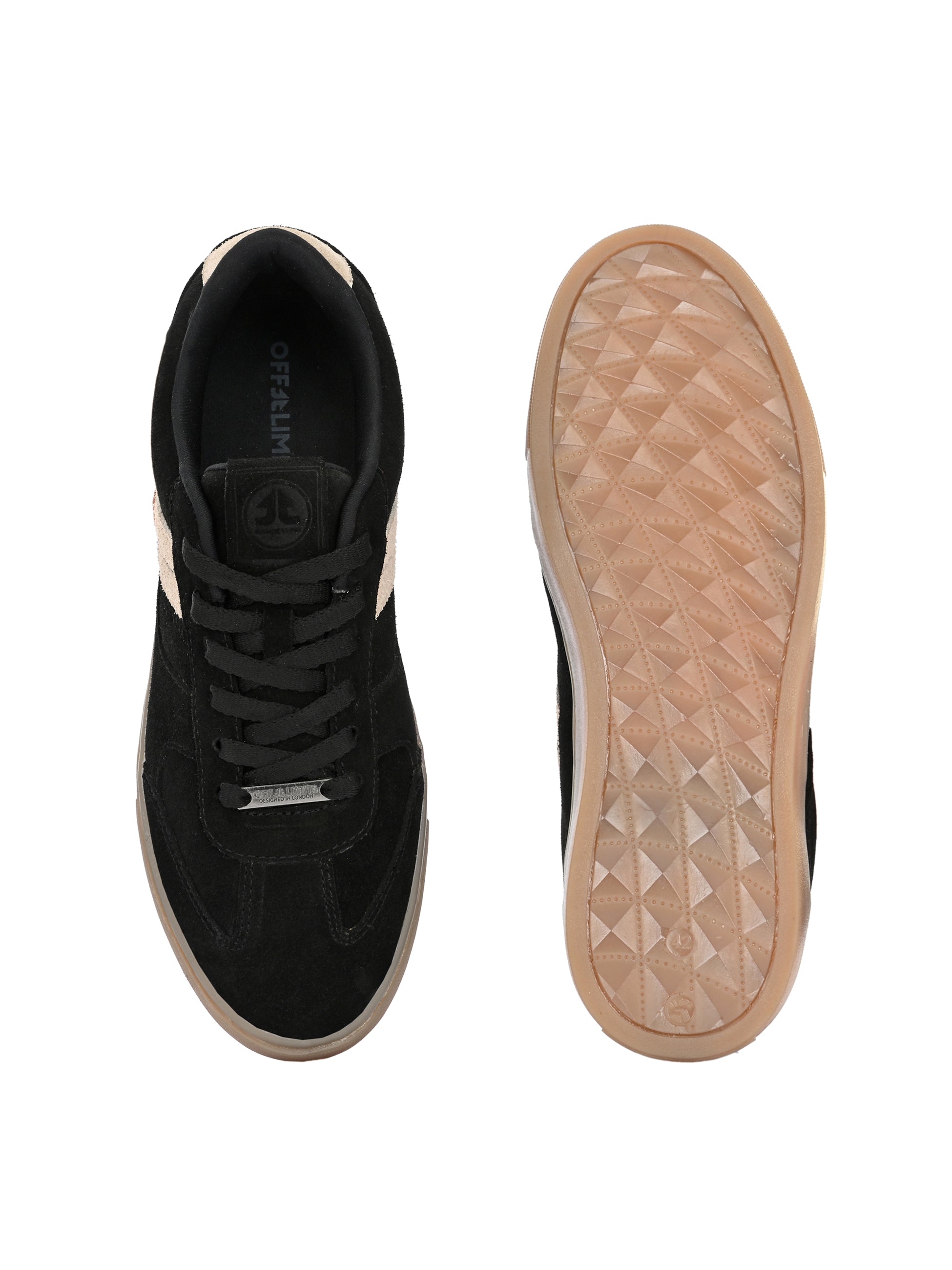 MEMPHIS (GENUINE LEATHER)- BLACK/BEIGE