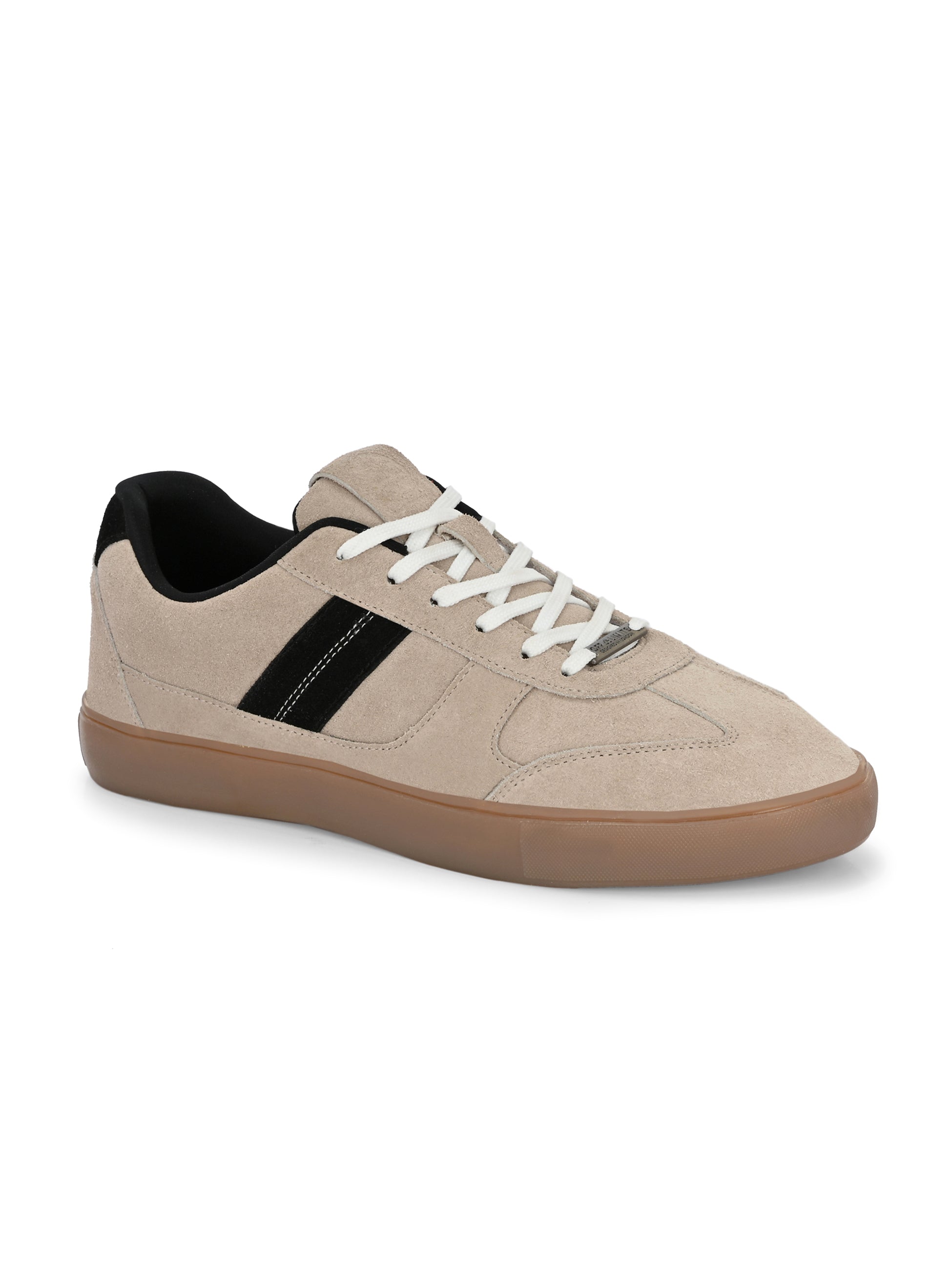 MEMPHIS (GENUINE LEATHER)- BEIGE/BLACK