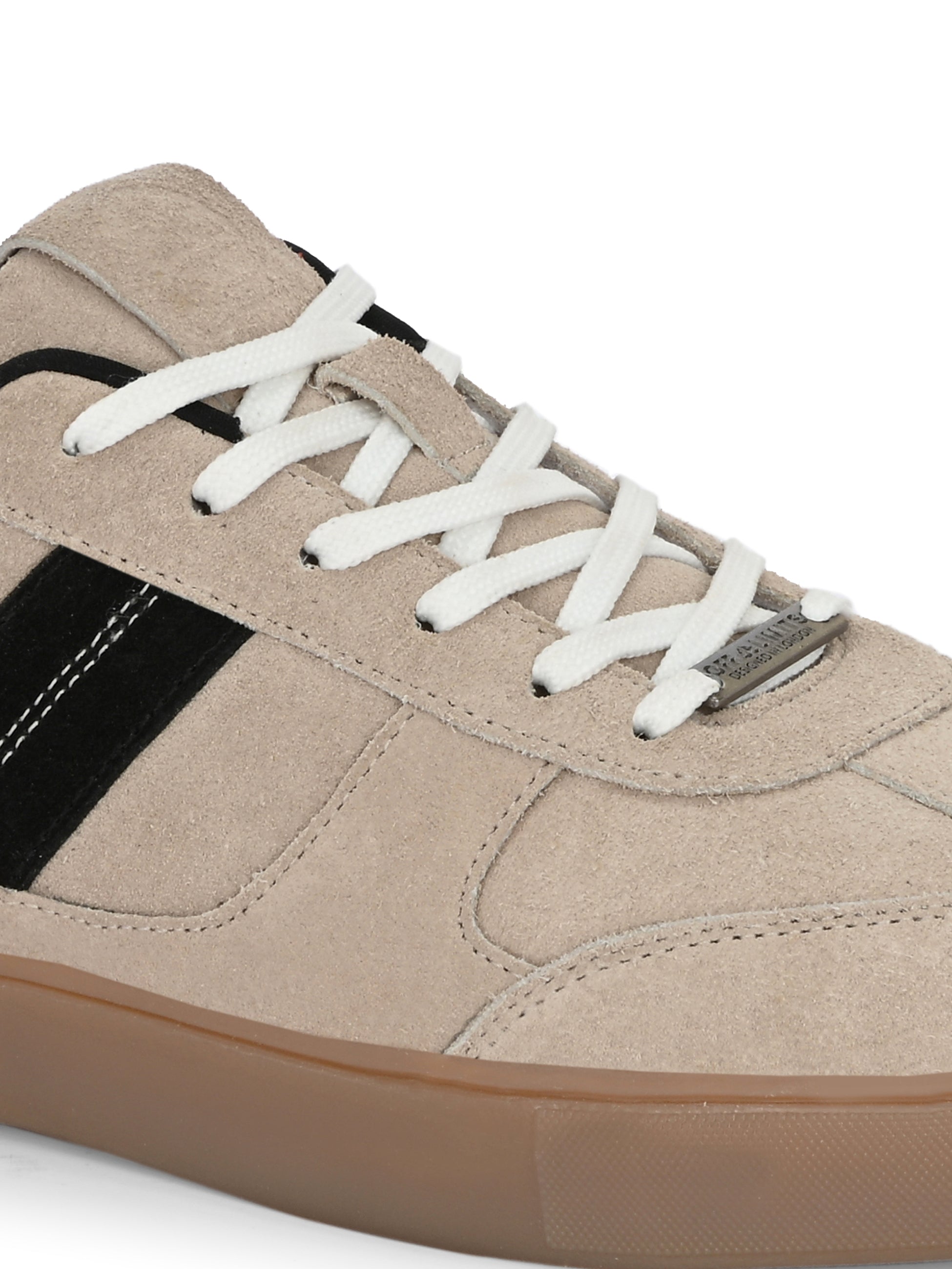 MEMPHIS (GENUINE LEATHER)- BEIGE/BLACK