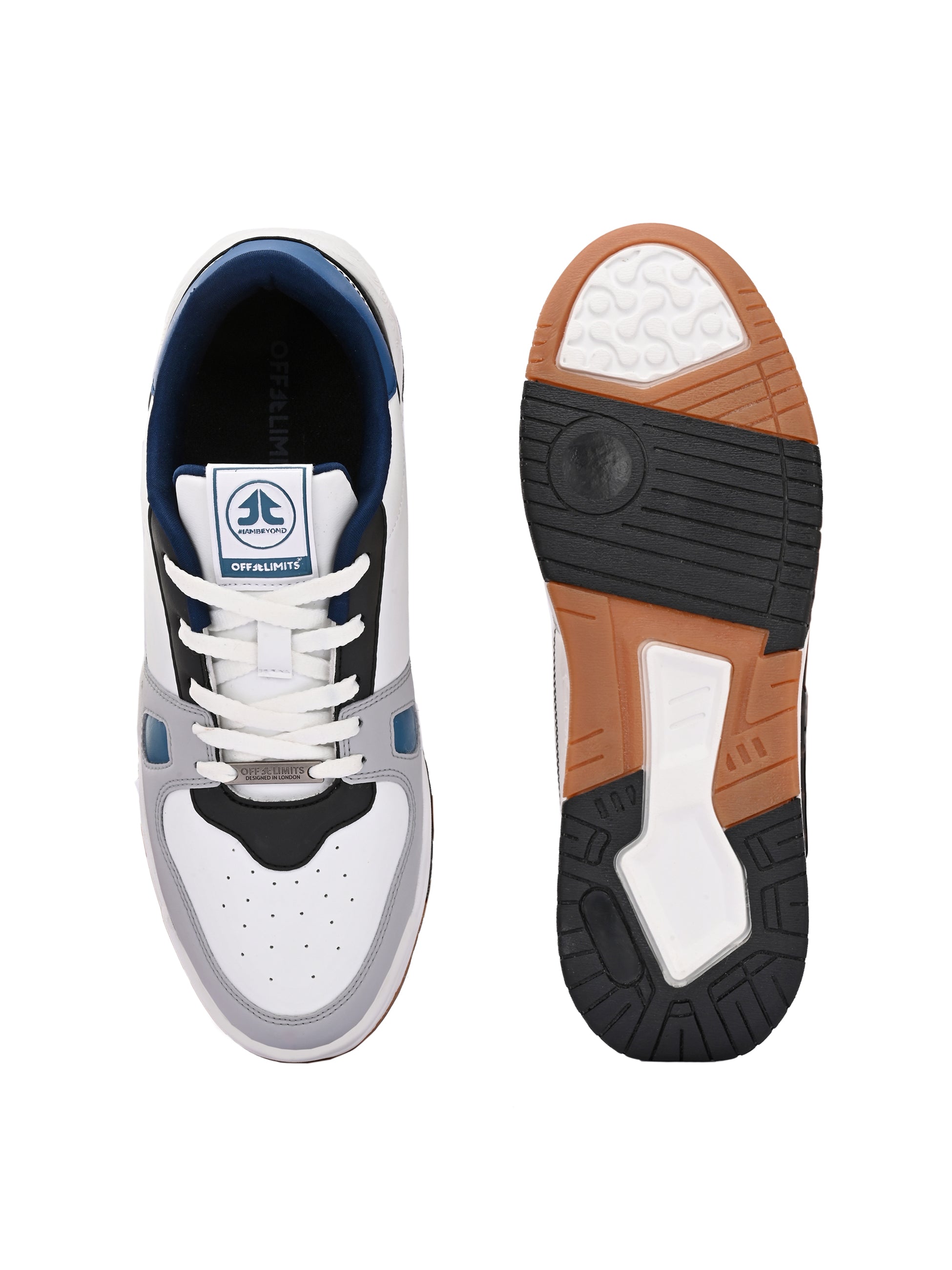 CAMDEN - OFF WHITE/TEAL/BLACK