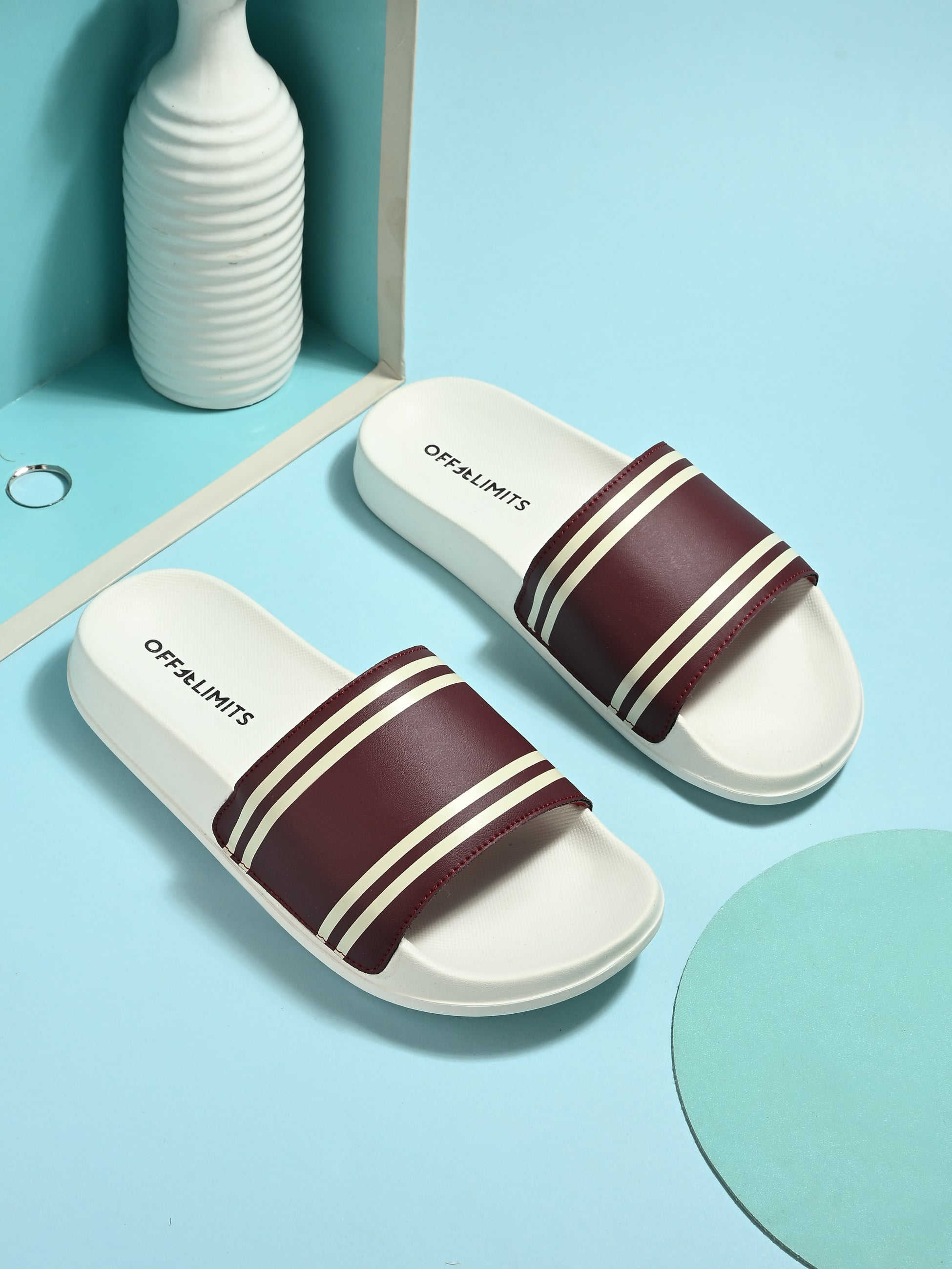 COAST FOR HER - MAROON/CREAM