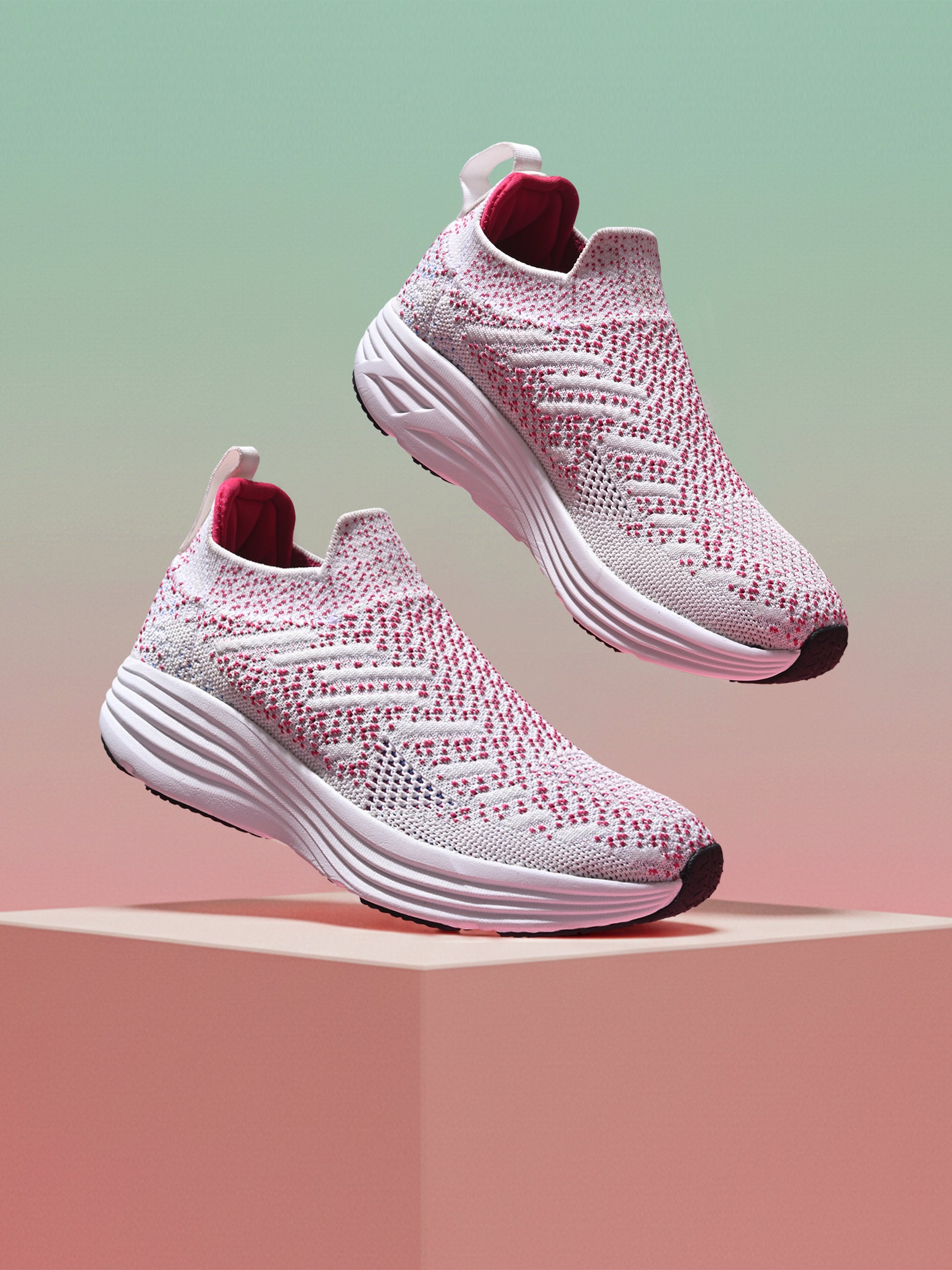 ROYCE JR - OFF WHITE/FUCHSIA