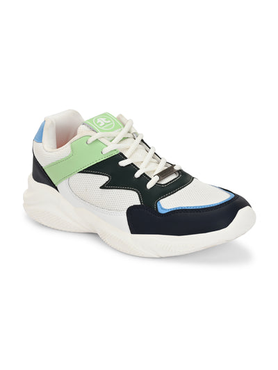 ROGER - OFF WHITE/NAVY/BOTTLE GREEN