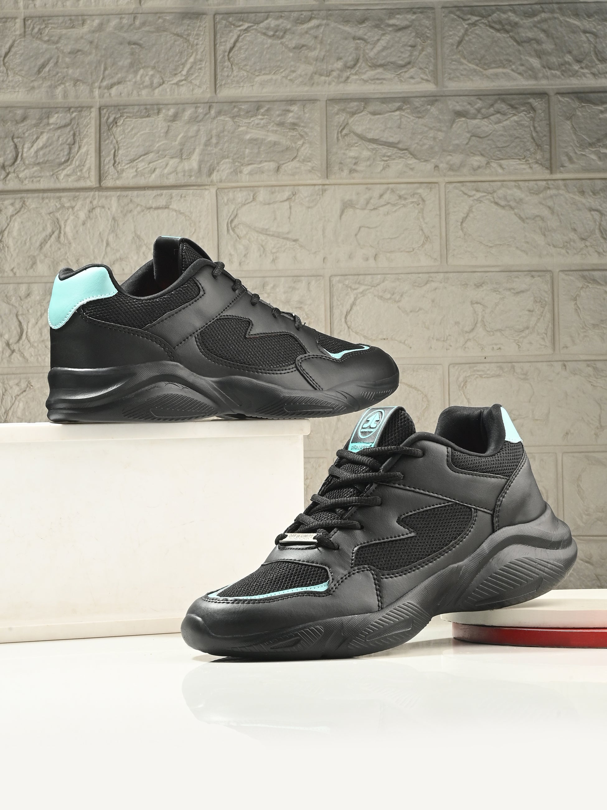 ROGER - BLACK/AQUA