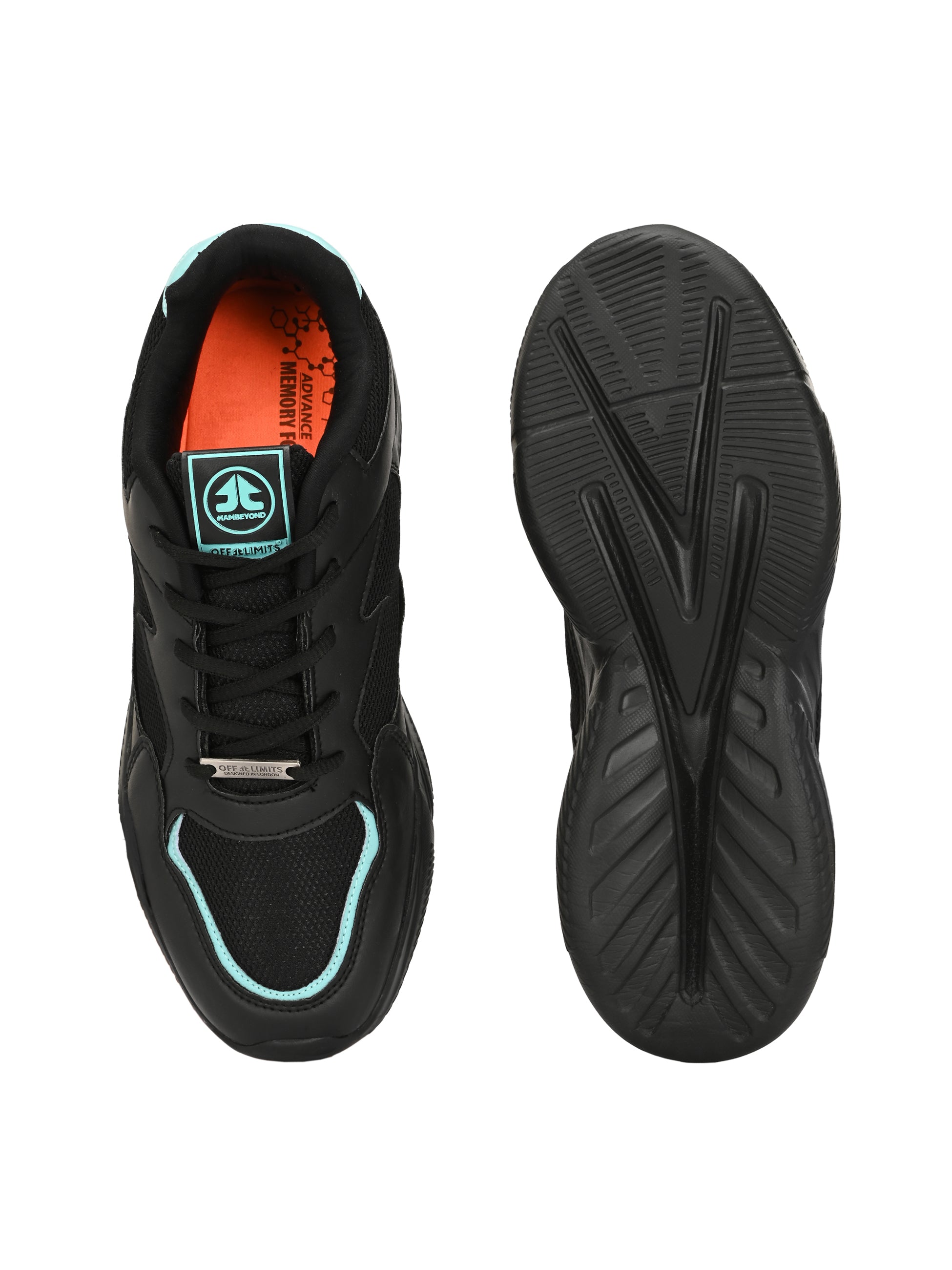 ROGER - BLACK/AQUA