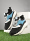 STUSSY - BLACK/HORIZON BLUE/WHITE