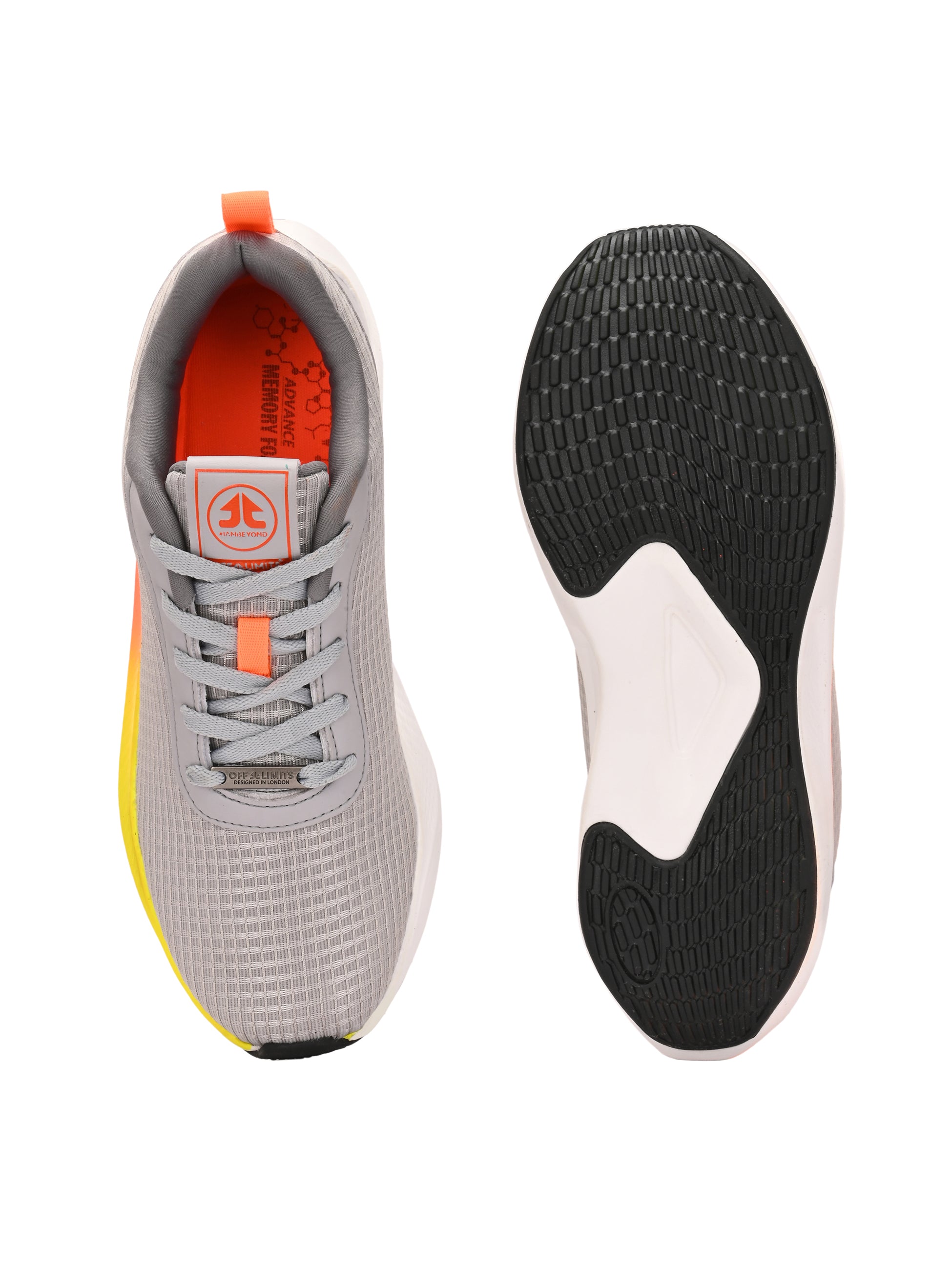 OPUS - LIGHT GREY/ORANGE/BLACK