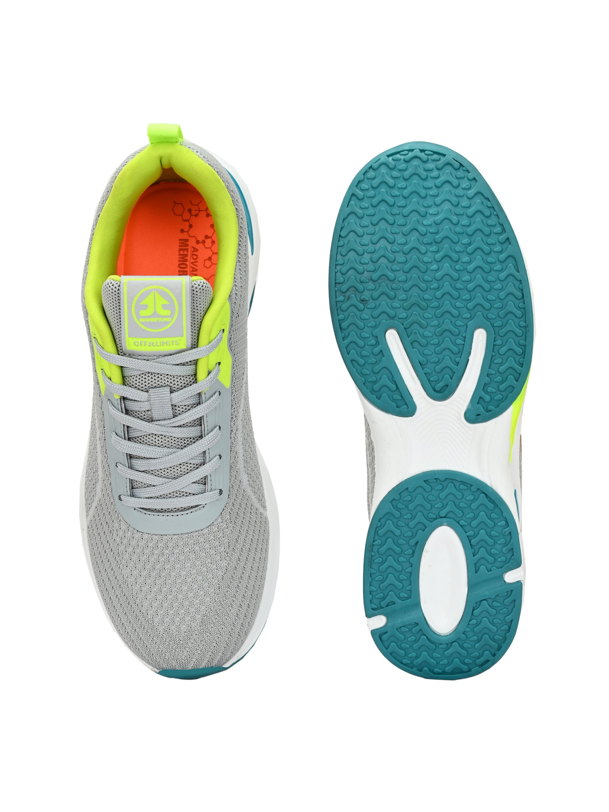 BOOSTER - LIGHT GREY/LIME PUNCH