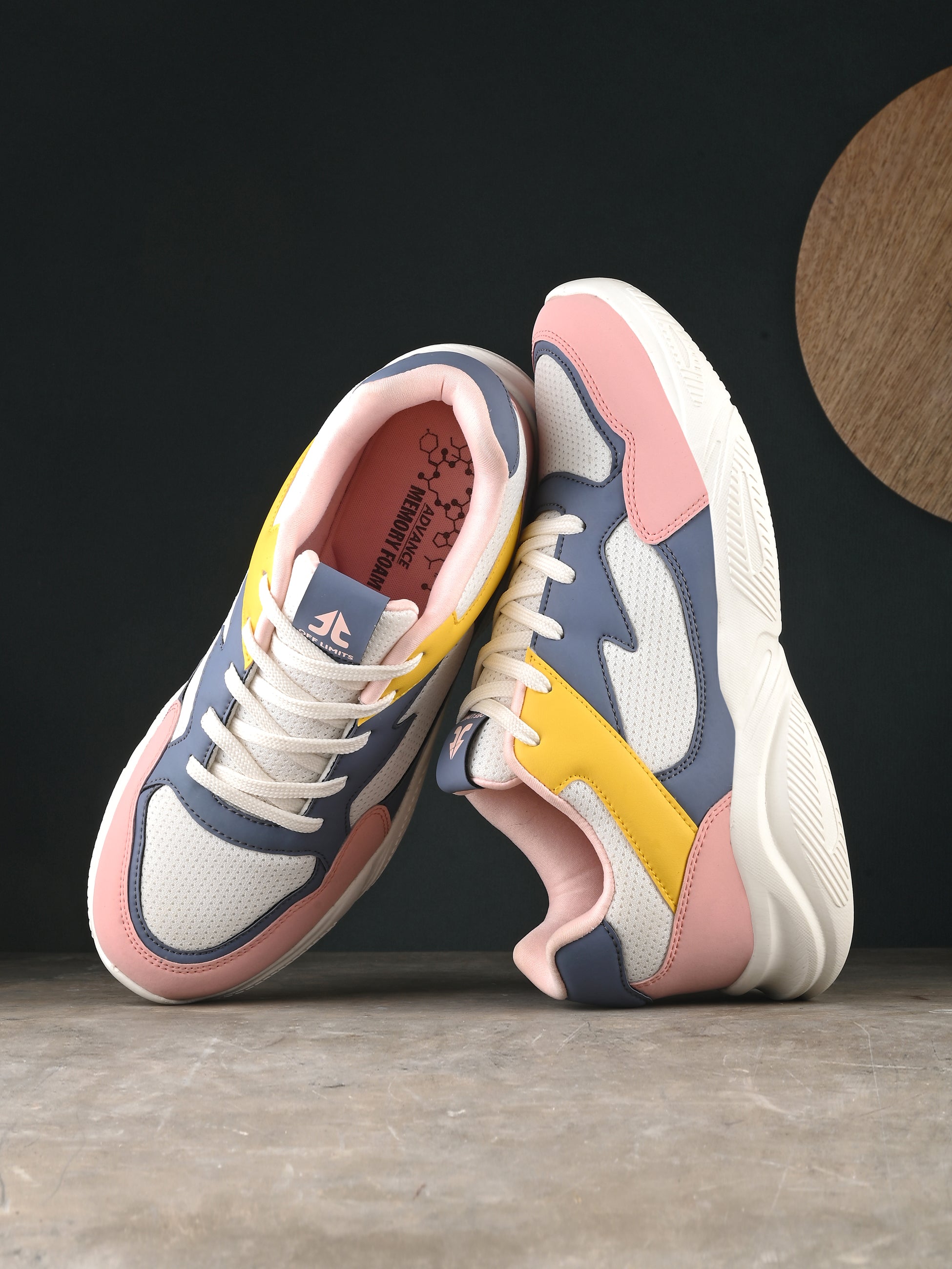 ROGER FOR HER - PINK / YELLOW / BS BLUE