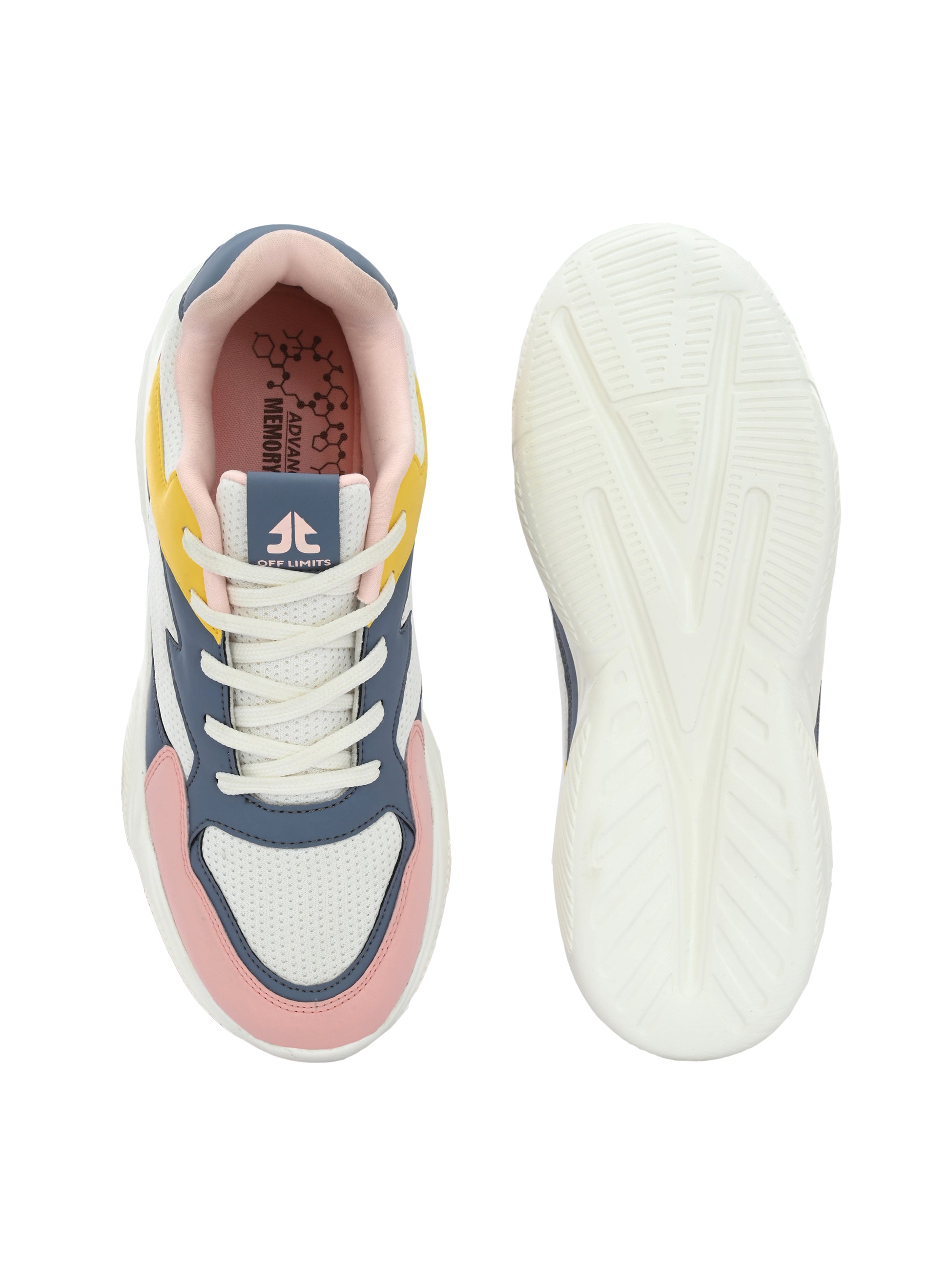 ROGER FOR HER - PINK / YELLOW / BS BLUE
