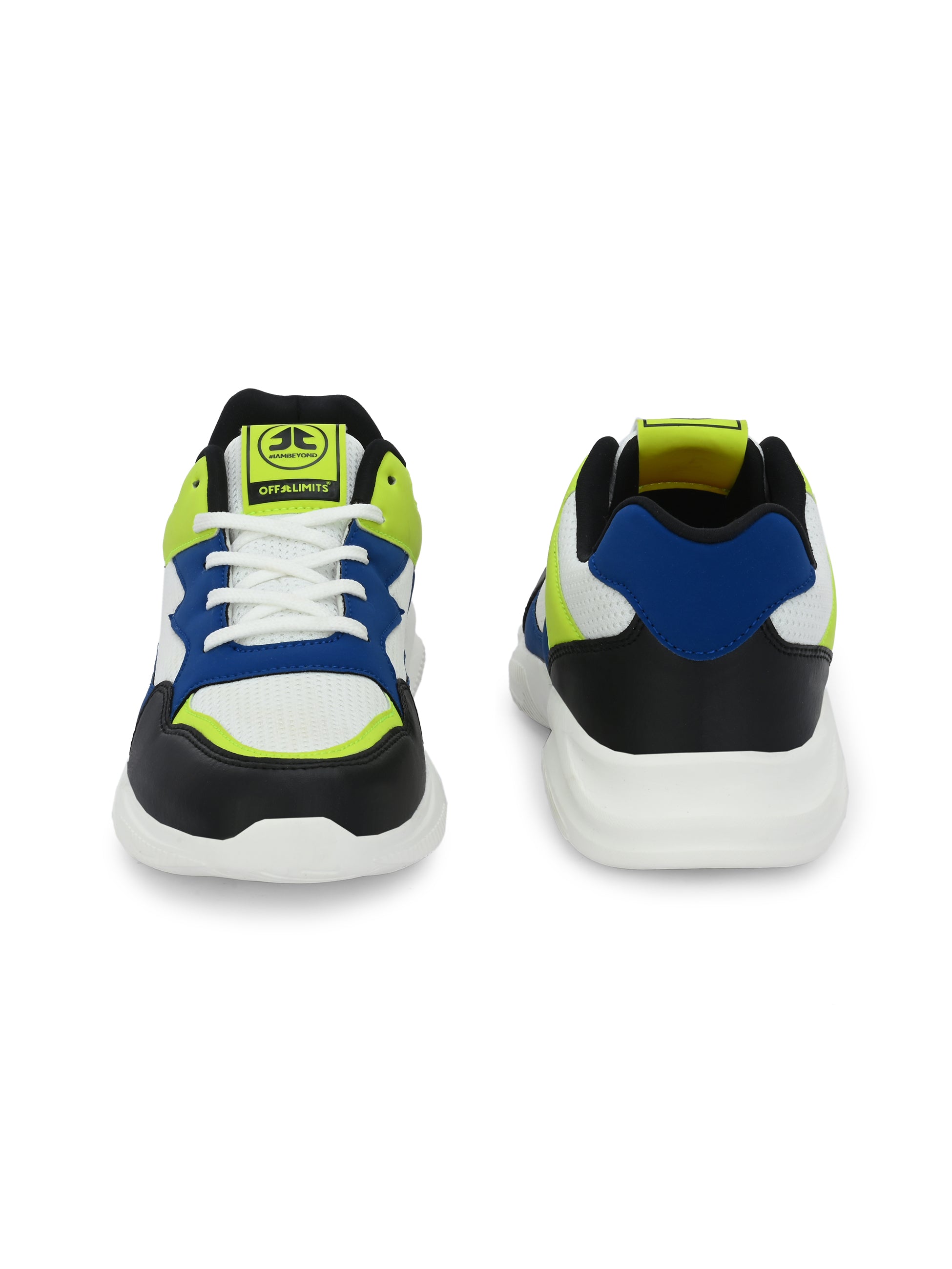 ROGER FOR HER - OFF WHITE/BLACK/ROYAL BLUE/LIME PUNCH