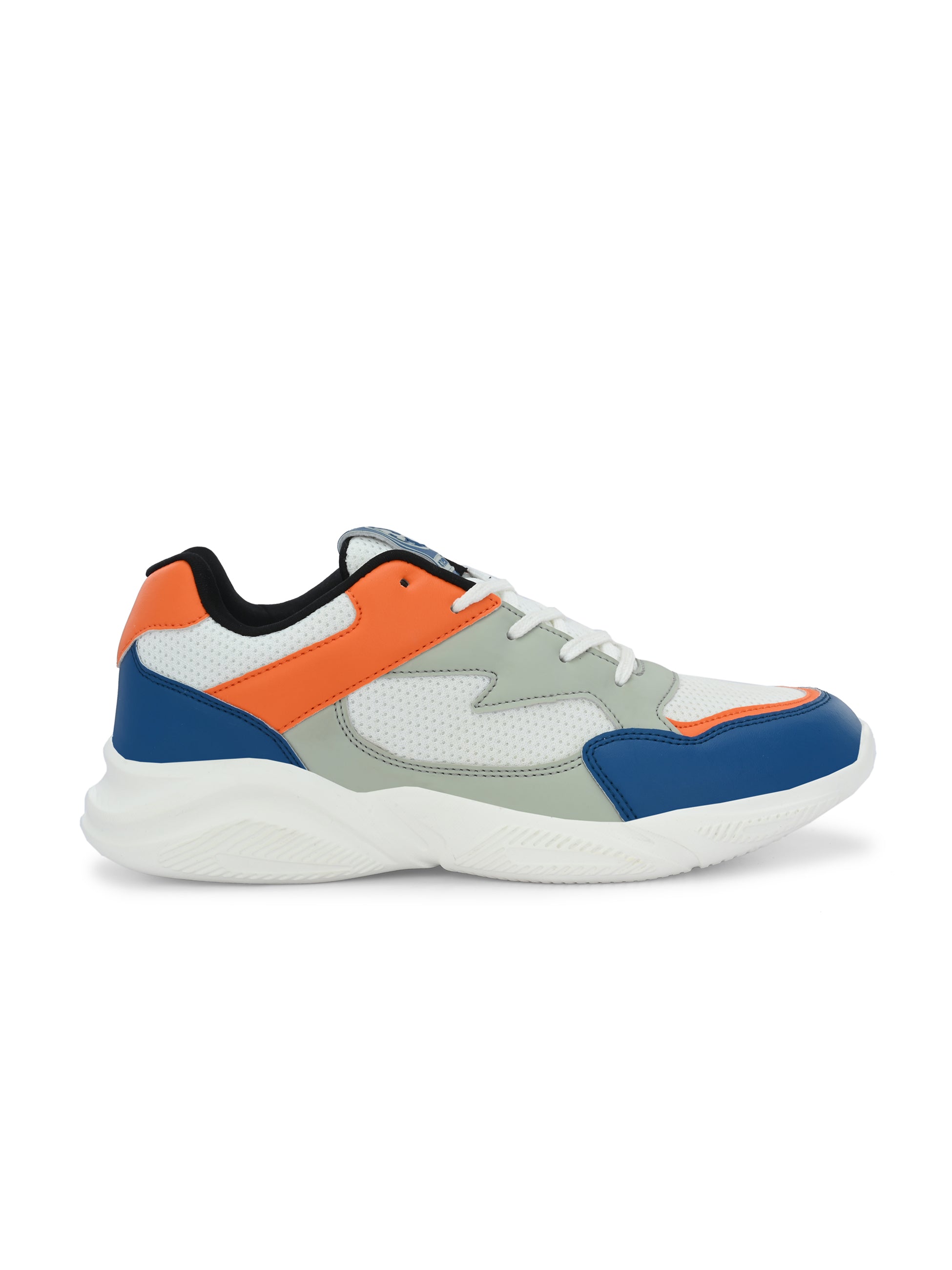 ROGER FOR HER - OFF WHITE/TEAL/LIGHT GREY/ORANGE