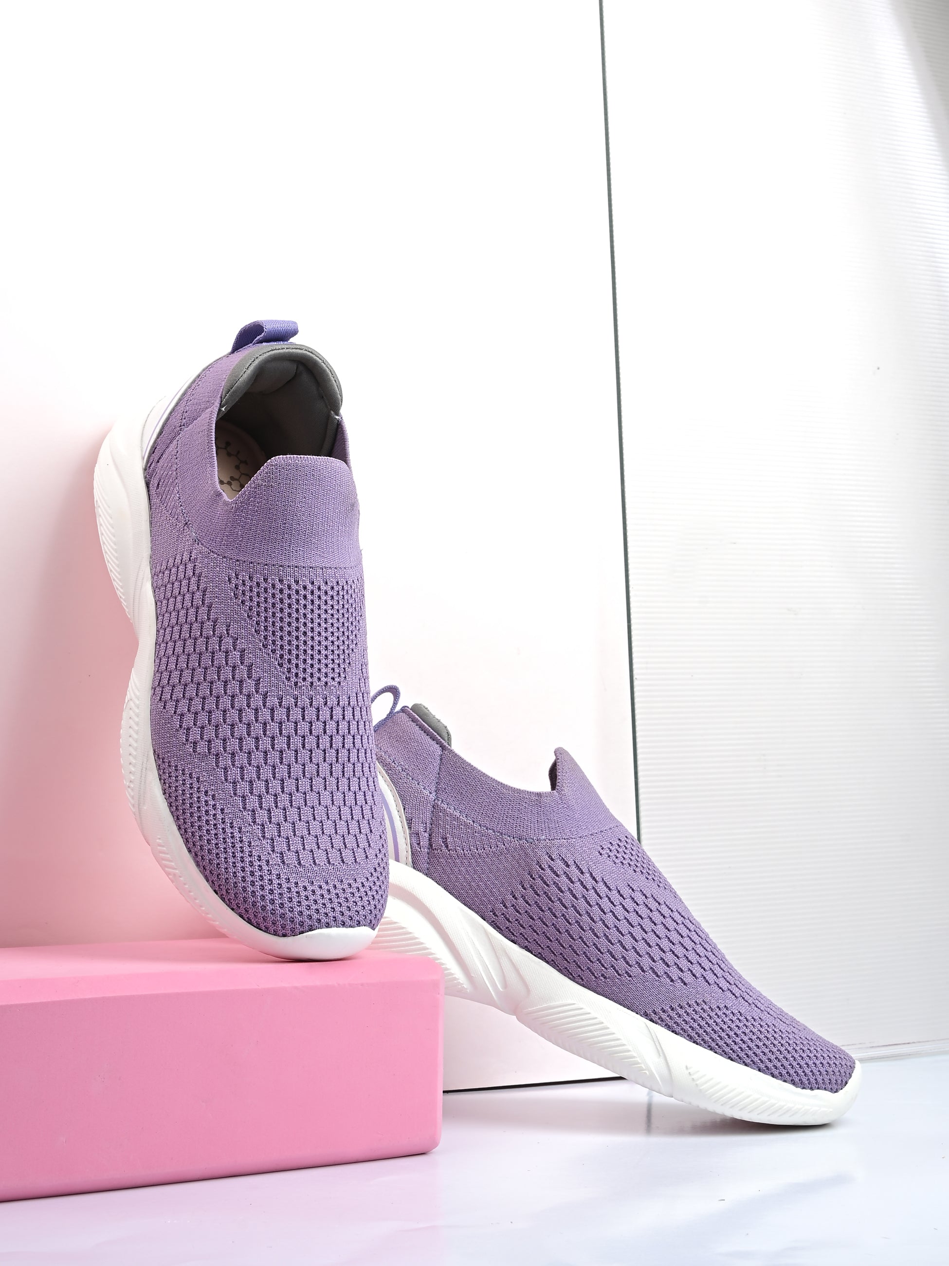 DEREK FOR HER - PURPLE/OFF WHITE