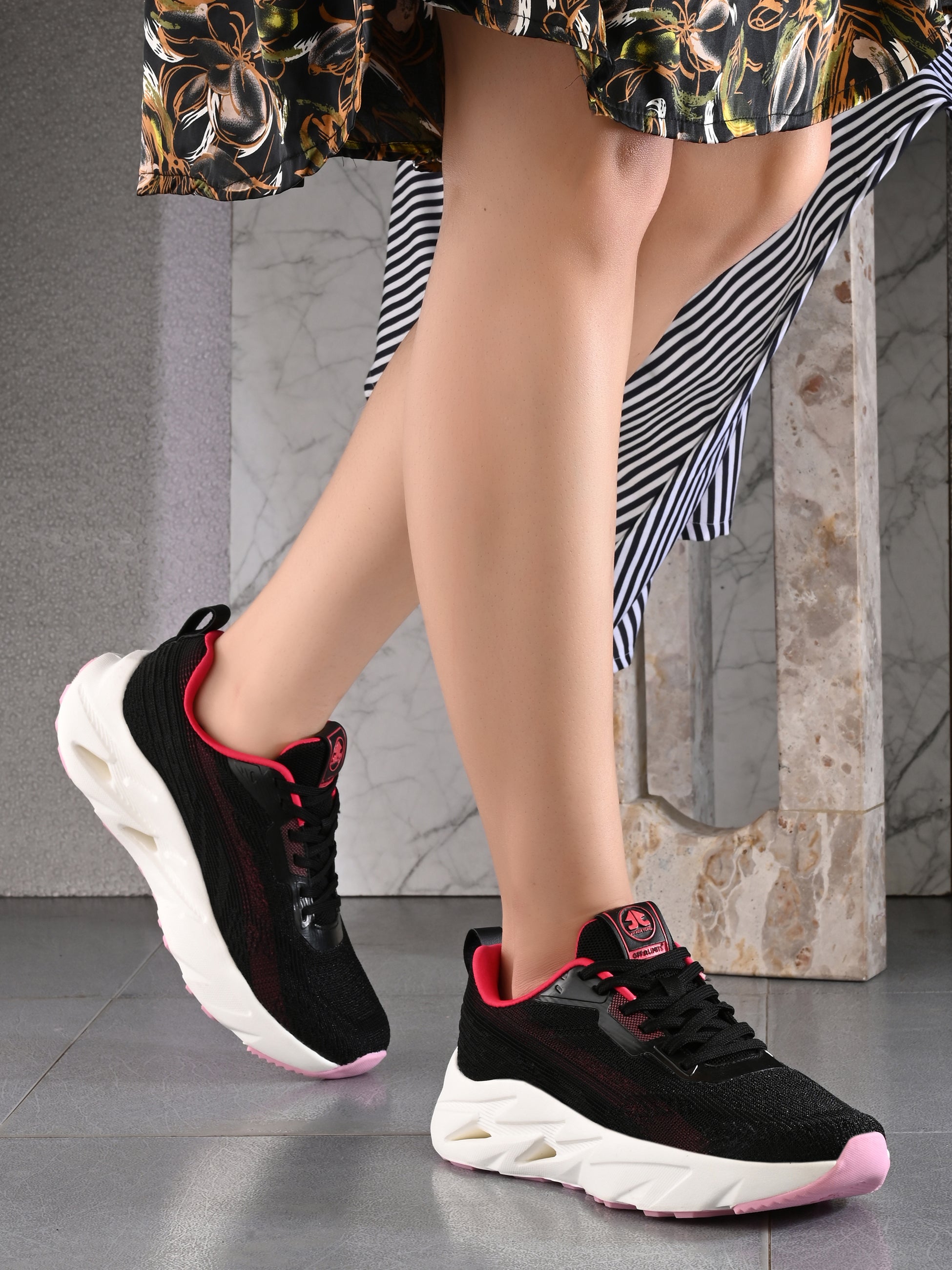 SPRINTER FOR HER - BLACK/FUCHSIA