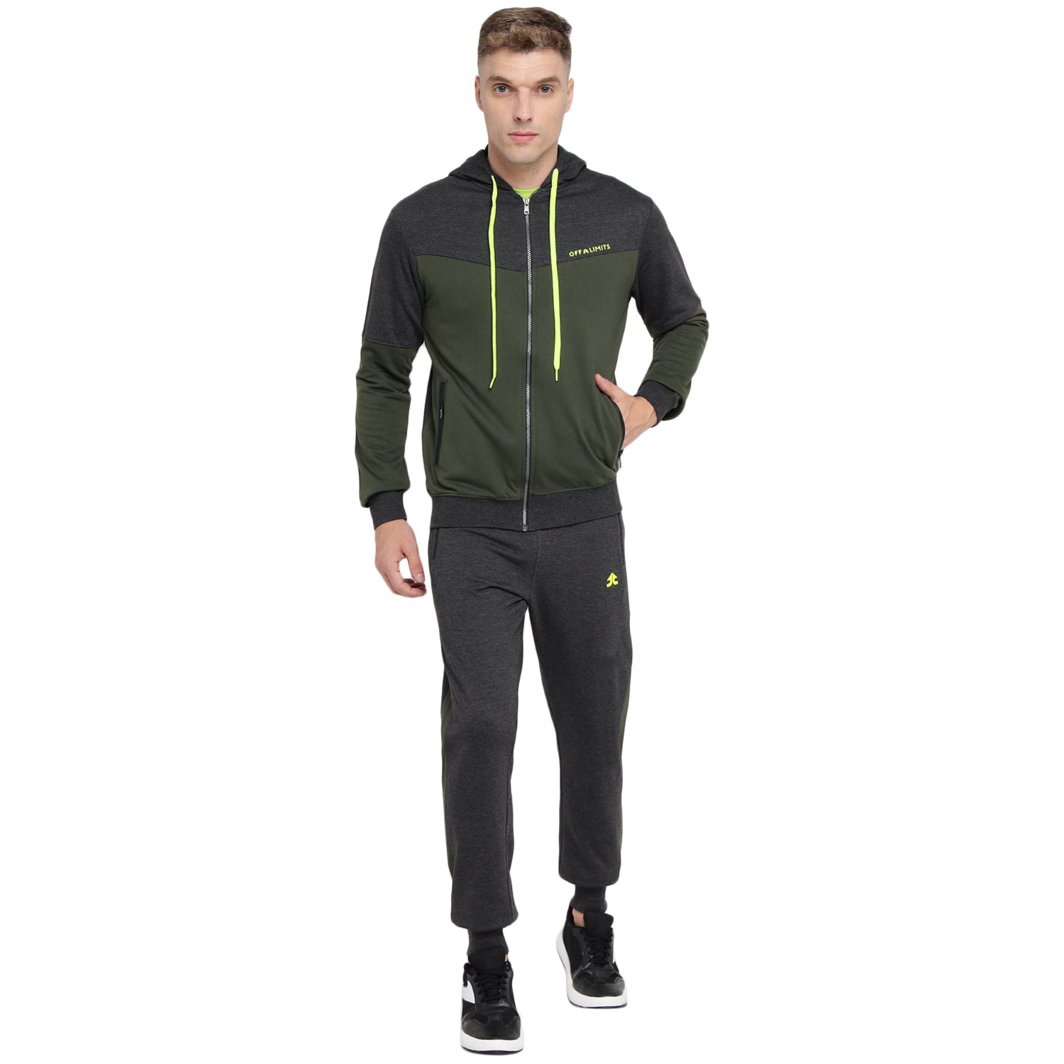 Men's PCF CNS FO Hooded full Zipper Tracksuits