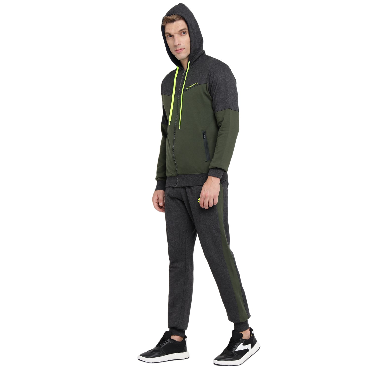 Men's PCF CNS FO Hooded full Zipper Tracksuits