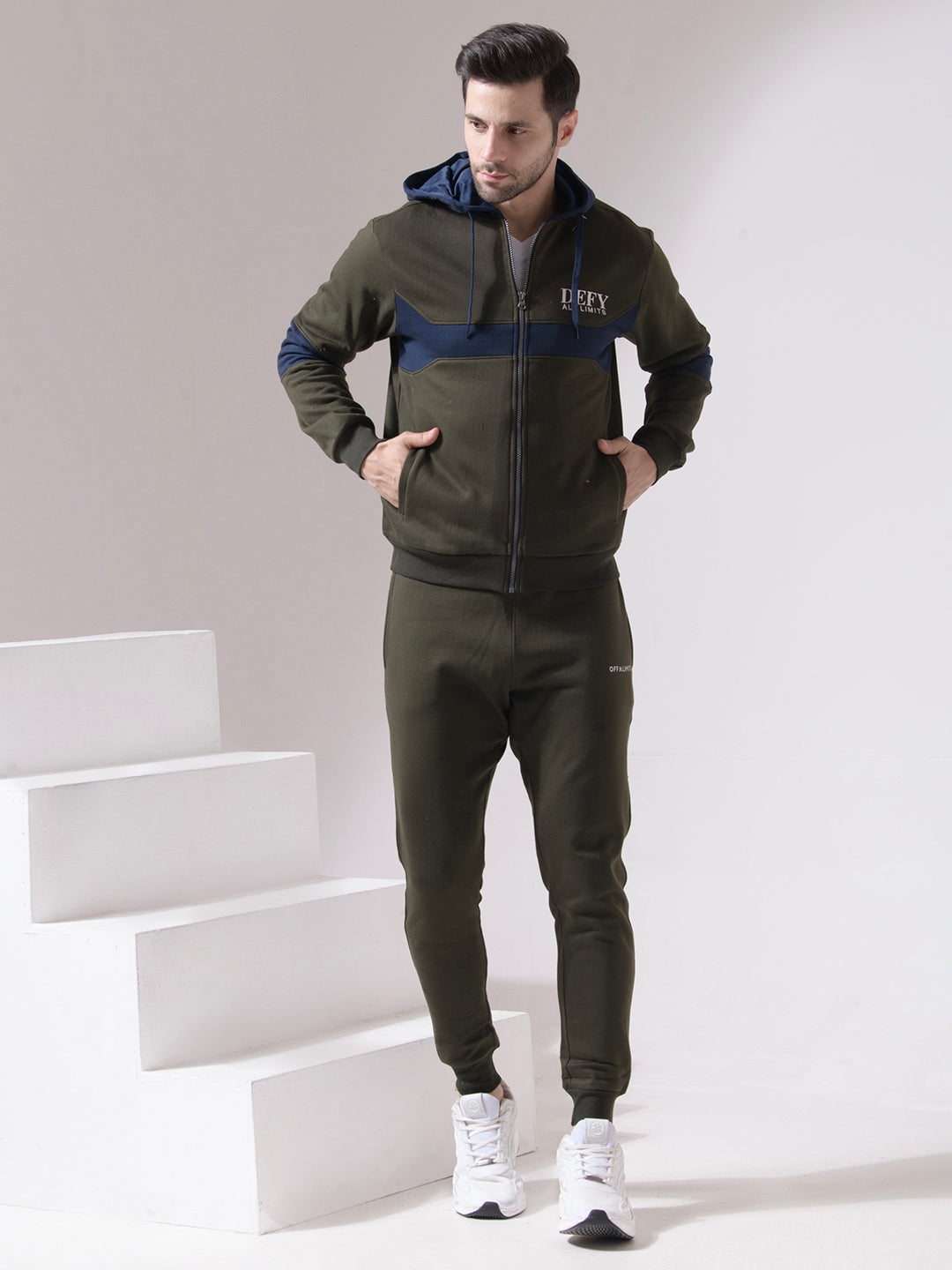 Mens PCF CNS FO Full Zipper Hooded Tracksuit