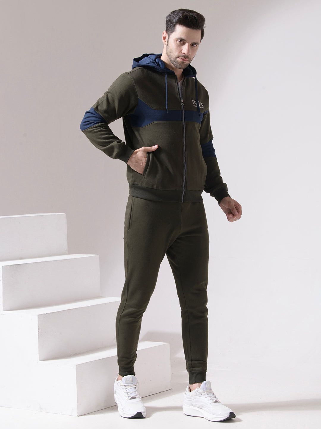 Mens PCF CNS FO Full Zipper Hooded Tracksuit