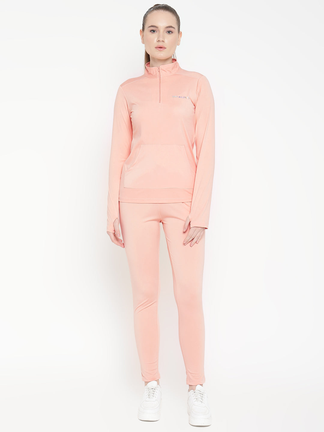 WMN PSL HN 1/2 ZIP TS