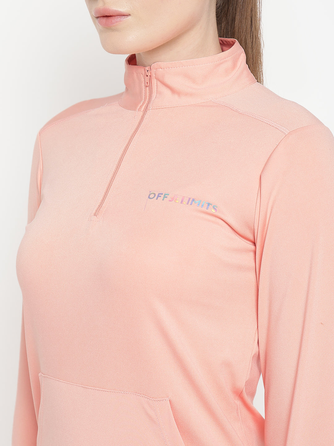 WMN PSL HN 1/2 ZIP TS