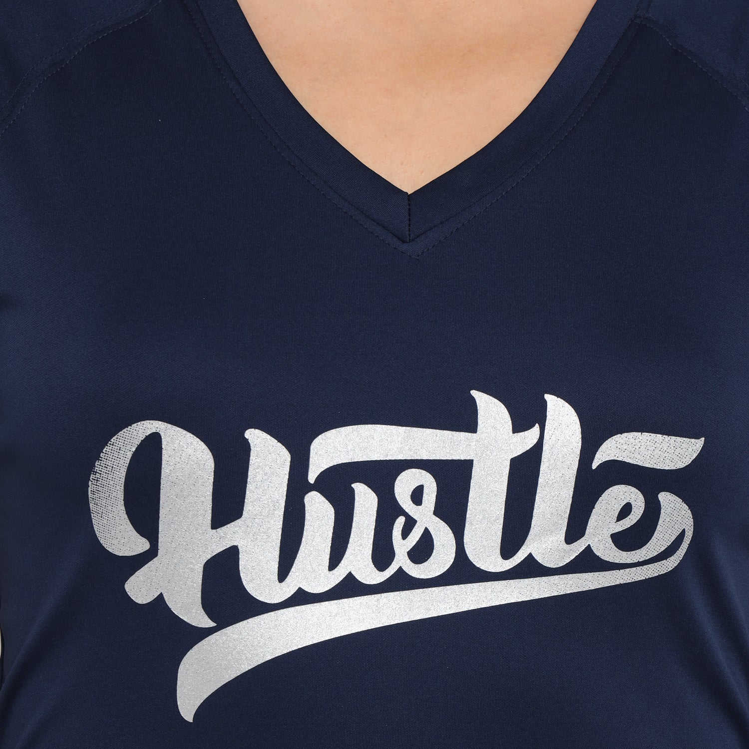 WOMEN HUSTLE PRINTED RN T SHIRT