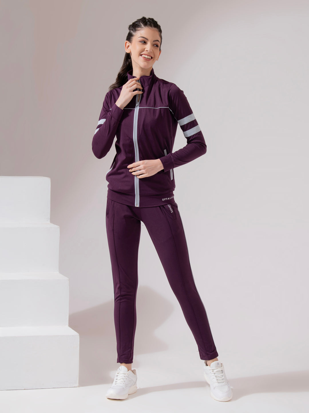 Women's ZL PIPING CNS Zipper Tracksuit