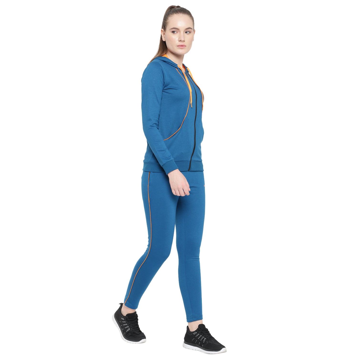 Women's PCT Full Zipper Hooded Tracksuit