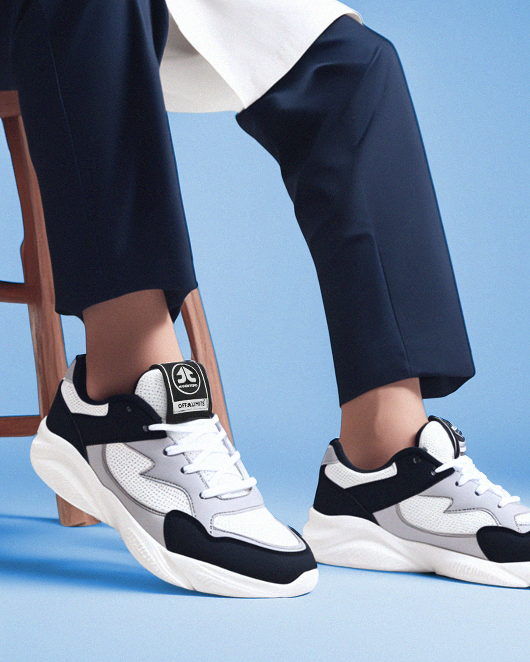 ROGER - OFF WHITE/BLACK/LIGHT GREY