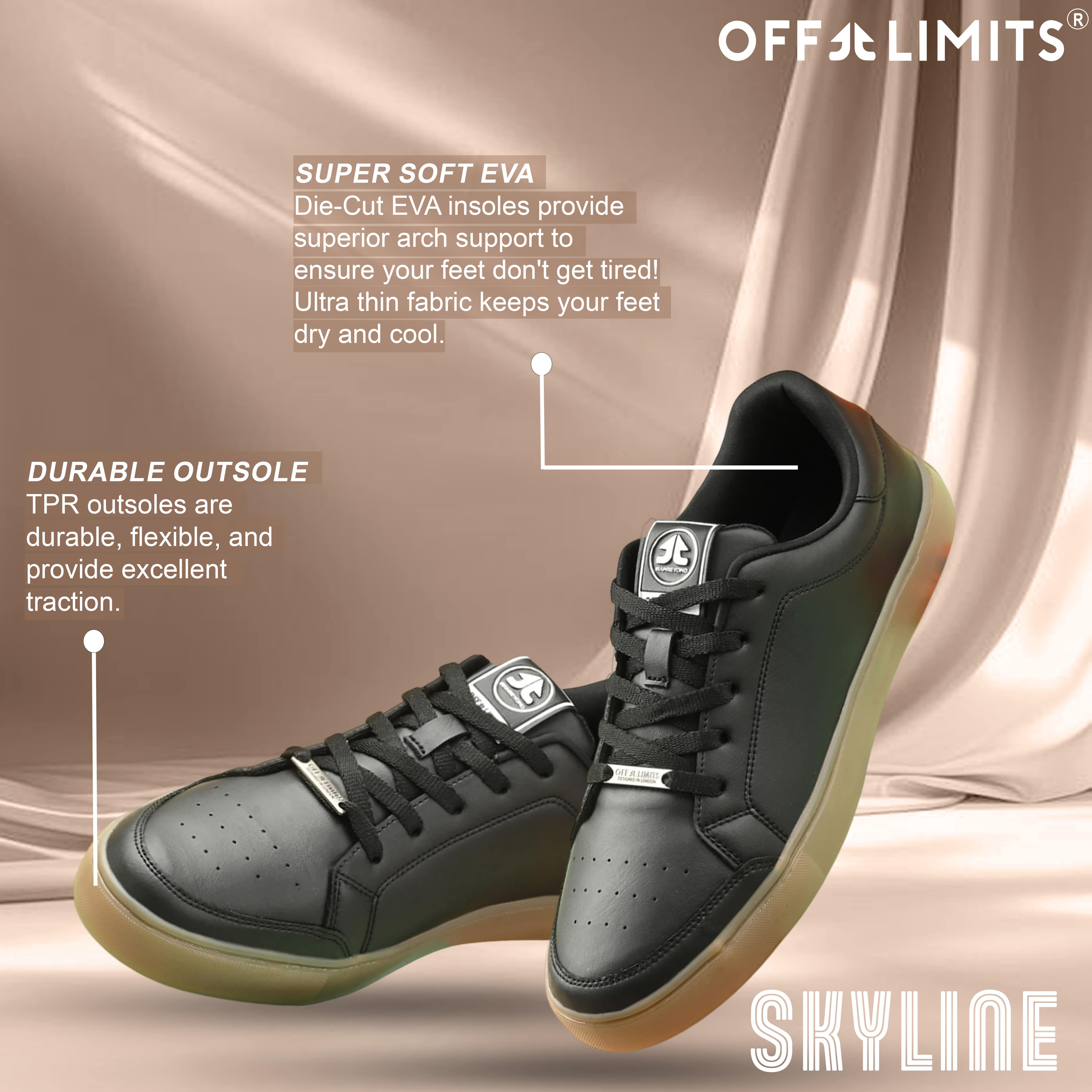 SKYLINE - BLACK/GUM