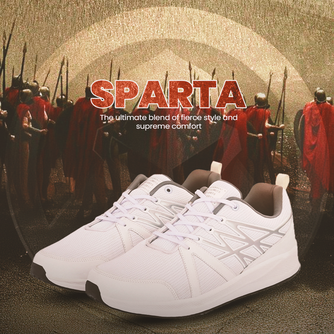 SPARTA - WHITE/SILVER